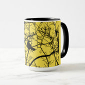 Tasse combinée de corneille solitaire (Devant droit)