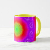 Tasse combinée de couleurs heureuses (Devant droit)