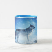 Tasse combinée de loup bleu de neige (Centre)