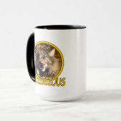 Tasse combinée de tasse de Kitty de chat de (Devant gauche)