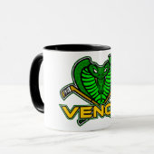 Tasse combinée de venin avec le nom d'équipe (Devant gauche)