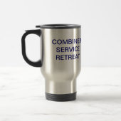 Tasse combinée de voyage de retraite de service (Gauche)