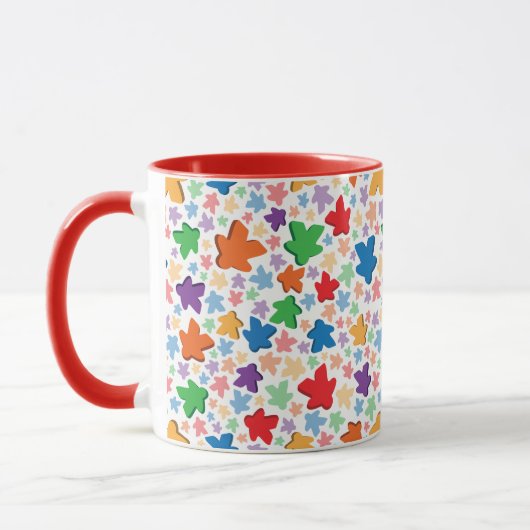 Tasse combinée d'impression de Meeple (Gauche)
