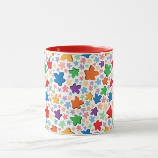 Tasse combinée d'impression de Meeple (Centre)