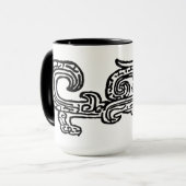 Tasse combinée du dragon 15oz de Cité interdite (Devant gauche)