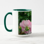 Tasse combinée faite sur commande de roses roses (Gauche)