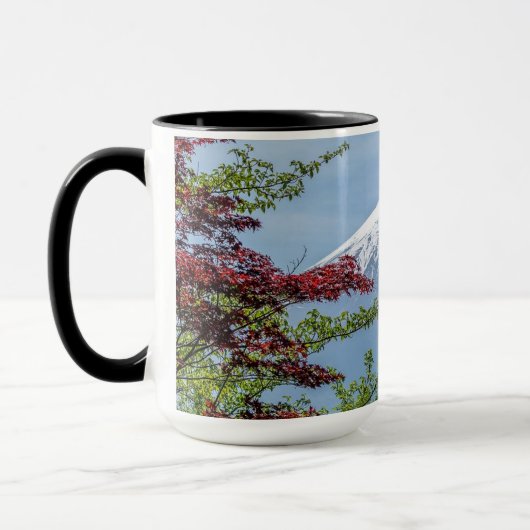 Tasse combinée faite sur commande du mont Fuji (Gauche)
