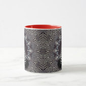 Tasse combinée rouge d'art de zèbre (Centre)