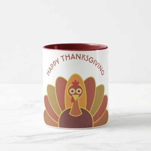 Tasse combinée simple de la Turquie | de bon (Centre)