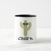 Tasse combo 11 oz noire - Design Chill'n Cactus (Centre)