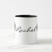 Tasse Combo 11 oz Poupée Kokeshi Noire (Centre)