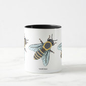 Tasse Combo (11oz) - Abeille à Miel (Centre)