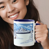 Tasse Combo Bleu Merveille Hivernale