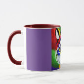 Tasse combo centre violet et bordeaux Alexander's (Gauche)