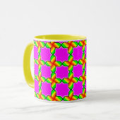 Tasse Combo Design Numérique Vibrant (Devant gauche)