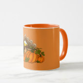 Tasse Combo Dinde de Thanksgiving 11 oz (Devant droit)