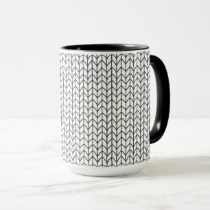 TASSE COMBO EN TRAME NOIRE Tissu Noir