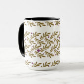 Tasse Combo Feuille Botanique (15 oz) (Devant gauche)