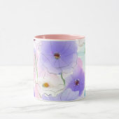 Tasse Combo Fleurs Aquarelle Pastel (Centre)