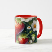 Tasse Combo Fraise Rouge Berry (Devant droit)