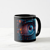 Tasse combo gauche de l'oeil Quantum (Devant droit)