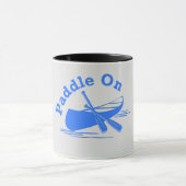 Tasse combo gris clair/bleu - Design Paddle On (Centre)