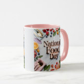 Tasse Combo Journee Nationale de la Nourriture (Devant droit)