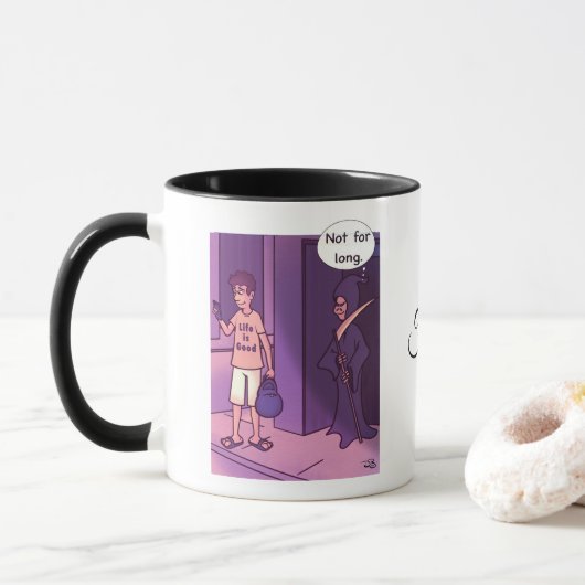 Tasse Combo Life is Good (Avec donut)