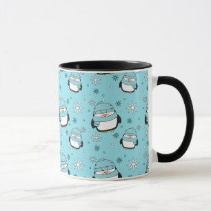 Tasse Combo Manchots Hiver