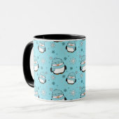 Tasse Combo Manchots Hiver (Devant gauche)
