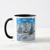 Tasse Combo Montagne enneigée (Gauche)
