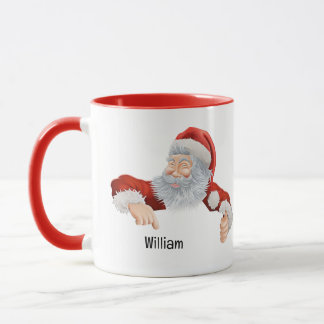 Tasse combo Noël Santa pointant