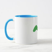 Tasse combo noire avec drapeau de Séoul, Corée du (Gauche)