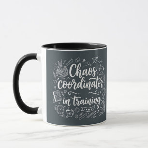 Tasse combo noire de formation de coordinateur de 