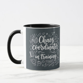 Tasse combo noire de formation de coordinateur de