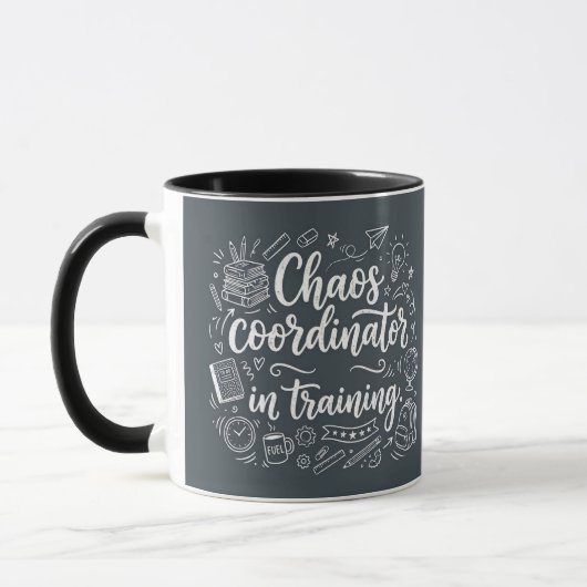 Tasse combo noire de formation de coordinateur de (Gauche)