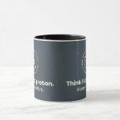Tasse combo noire Think Like a Proton (Centre)
