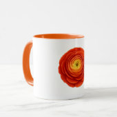 Tasse Combo Orange - Fleur de Ranunculus (Devant gauche)