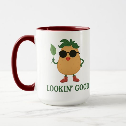 Tasse Combo Patate Mignonne Drôle (Gauche)