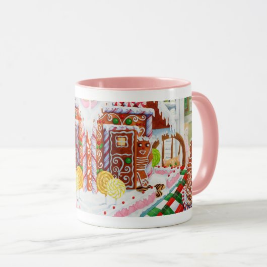 Tasse Combo Rose GINGERBREAD SURPRISE (Devant droit)