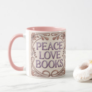 Tasse Combo Rose Livres Amour Paix