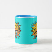 Tasse Combo SPLASH Bande Dessinée Bleu Clair (Centre)