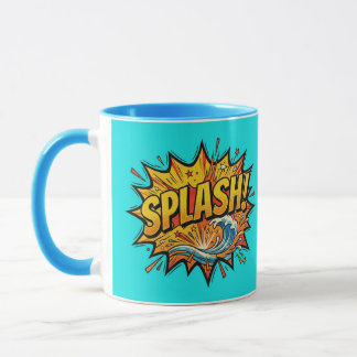 Tasse Combo SPLASH Bande Dessinée Bleu Clair