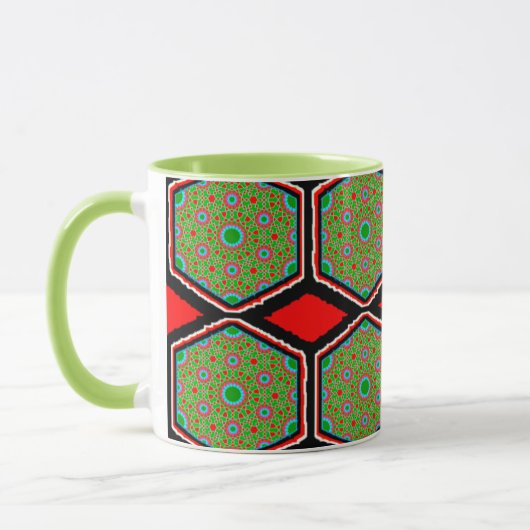 Tasse Combo, Tasse Colorée, Design Numérique, Parf (Gauche)