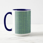 Tasse Combo Tricot Bleu Vert Navy (Gauche)