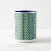 Tasse Combo Tricot Bleu Vert Navy (Centre)