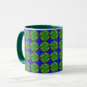 Tasse Combo Vibrante Design Numérique (Devant gauche)