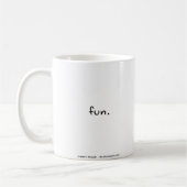 Tasse comique de Jared - licorne de l'espace (Gauche)