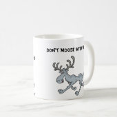 Tasse comique d'orignaux (Devant droit)