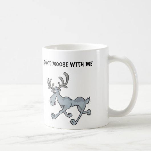 Tasse comique d'orignaux (Droite)